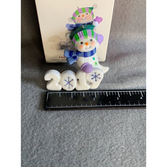 Hallmark Ornament Frosty Fun Decade #10 in Series 2019 Snowman - Picture 7 of 8